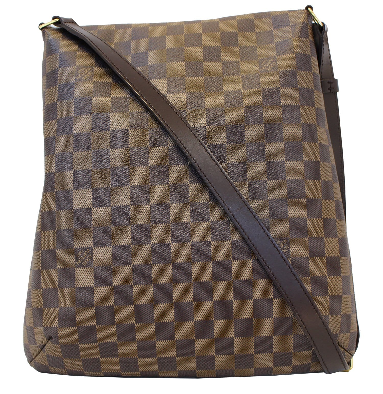 LOUIS VUITTON Damier Ebene Musette Salsa GM Crossbody Bag