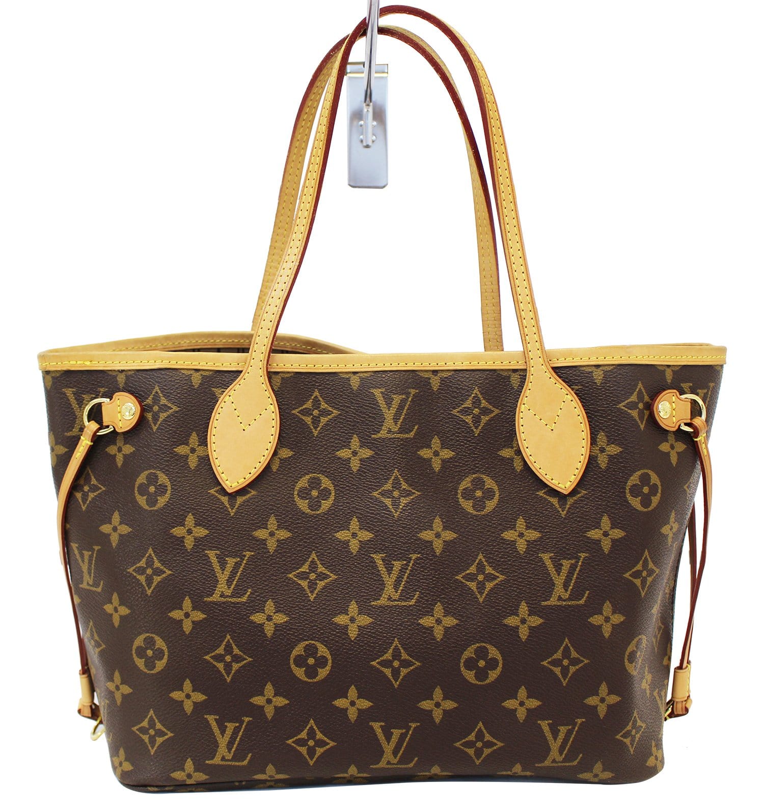 Authentic LOUIS VUITTON Monogram Canvas Neverfull PM Tote Shoulder Bag