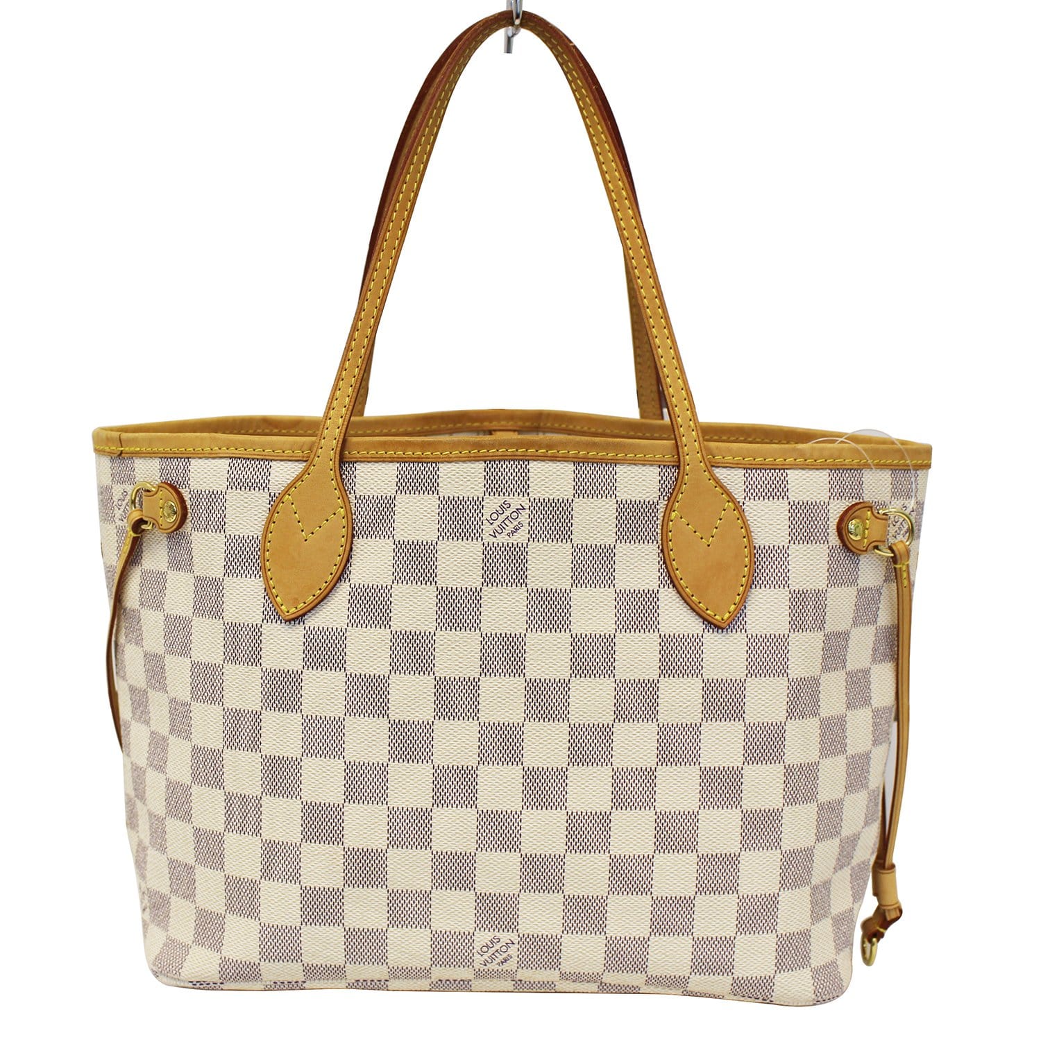 LOUIS VUITTON Damier Azur Neverfull PM Tote Bag