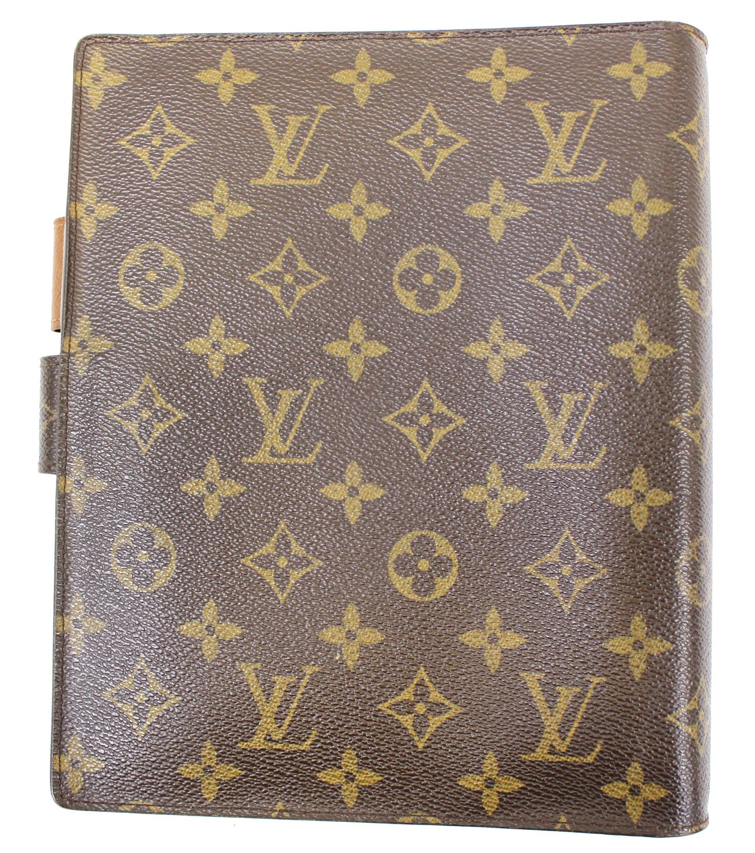 LOUIS VUITTON Monogram Canvas Brown Agenda GM Day Planner Cover