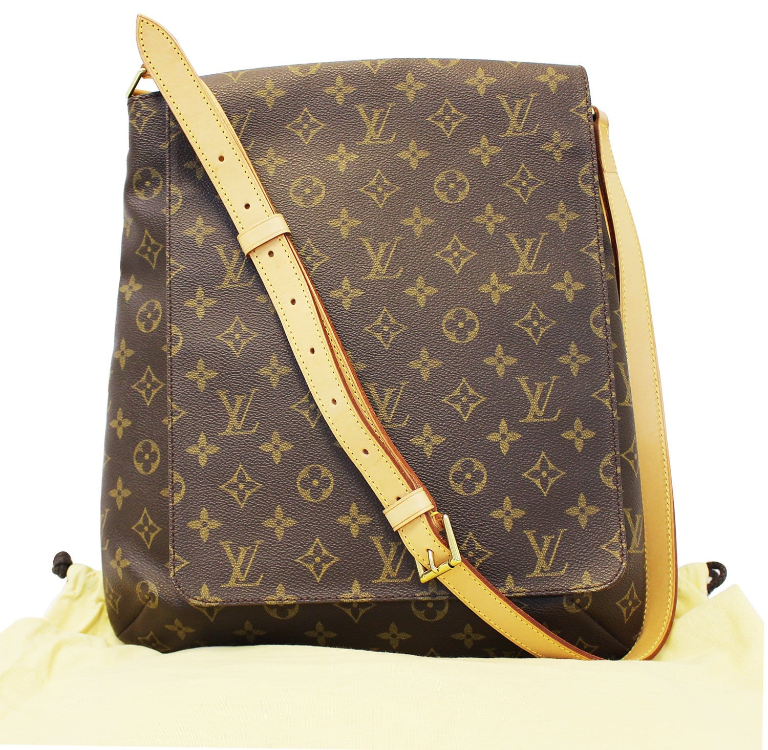 Louis Vuitton Monogram Canvas Musette Salsa GM Shoulder Bag Louis Vuitton