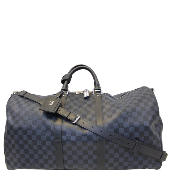 Keepall 55 Damier Graphite Bandouliere – Keeks Designer Handbags