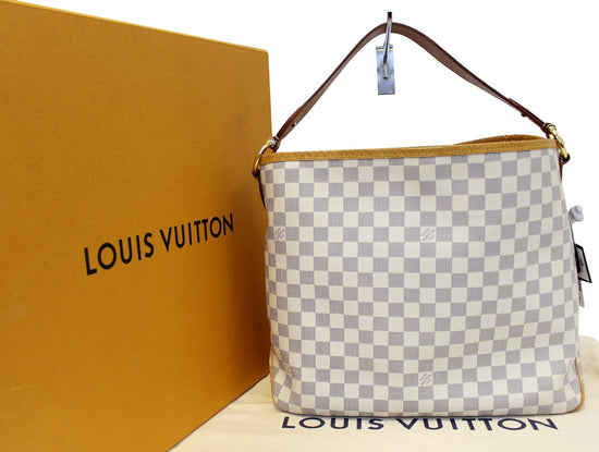 Louis Vuitton Delightful MM Damier Azur Pink - LVLENKA Luxury Consignment