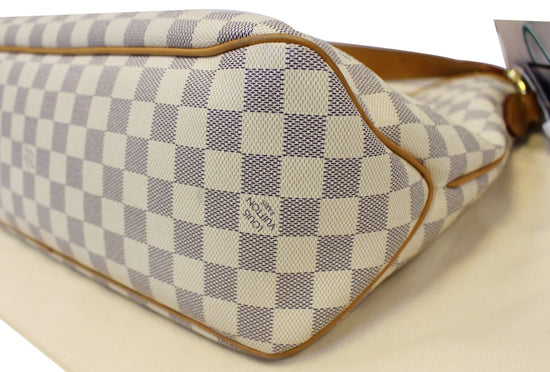 Louis Vuitton White Damier Azur Delightful PM Cloth ref.920288