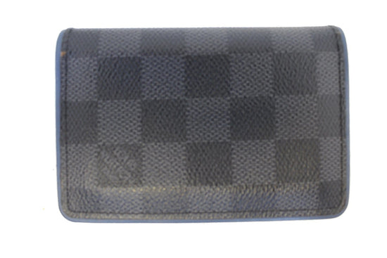 Louis Vuitton Stamps Animal Damier Graphite Black Grey Pocket Organizer  Wallet