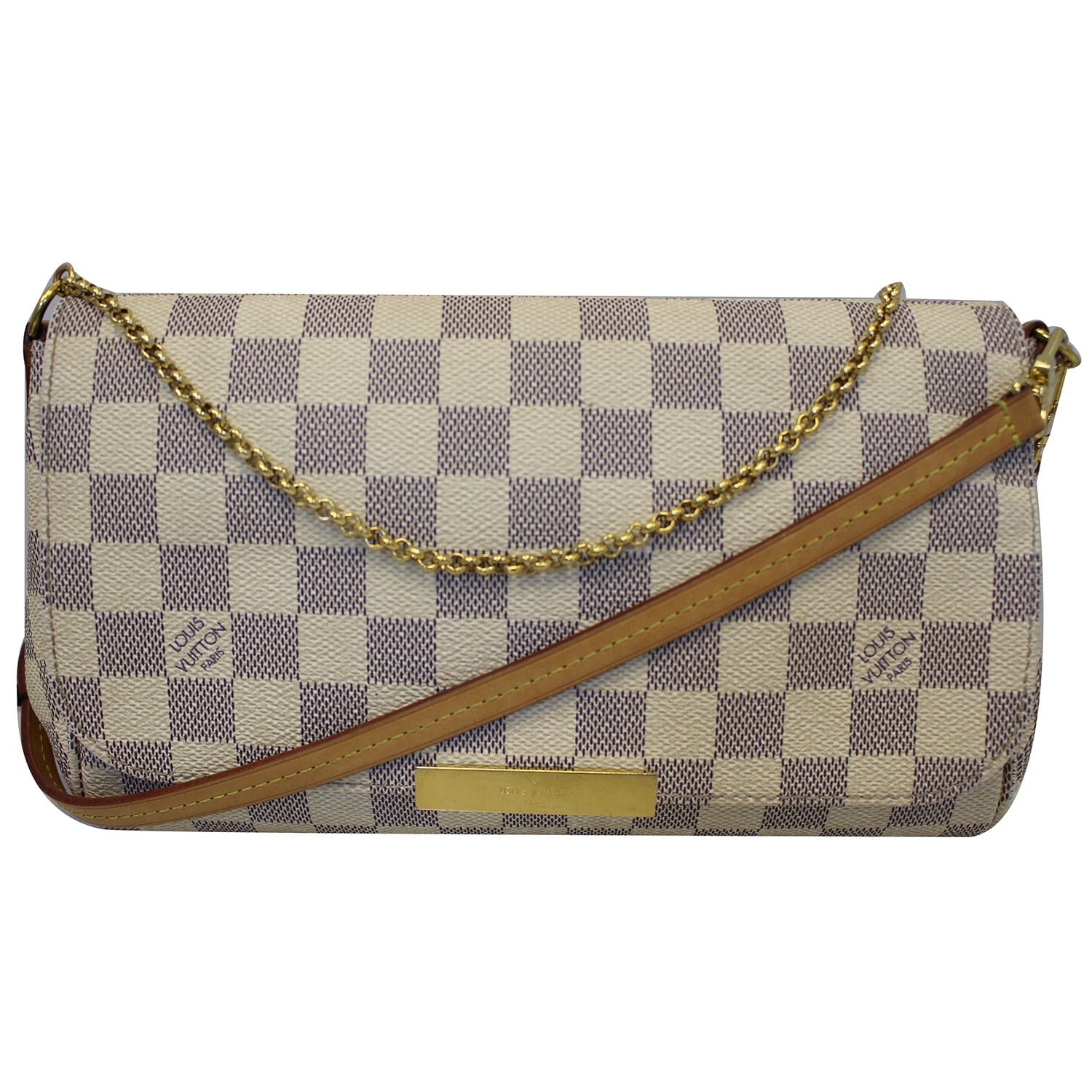 LOUIS VUITTON Damier Azur Favorite MM 57696