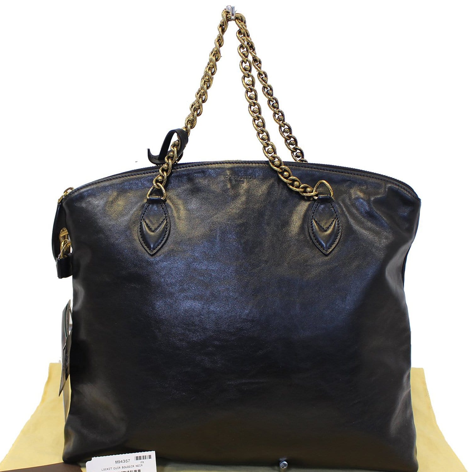 Lockit leather handbag