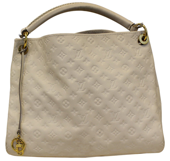 Louis Vuitton Neige Monogram Empreinte Leather Artsy MM Bag at 1stDibs