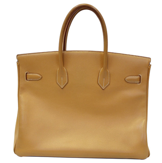 HERMES Birkin 35cm Alezan Epsom Leather Gold Hardware Bag - Final Call