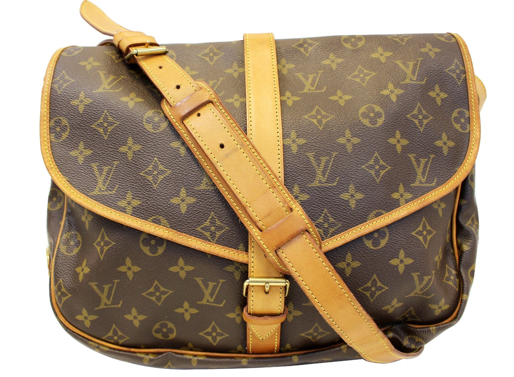 Louis Vuitton Monogram Saumur 35 - Brown Crossbody Bags, Handbags