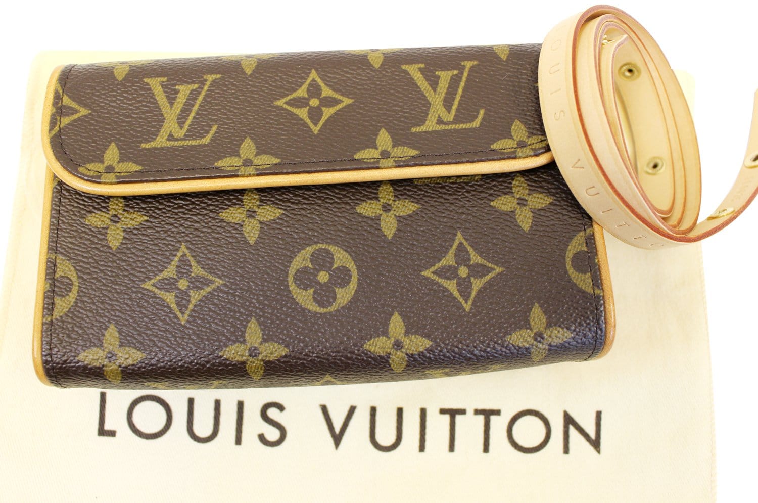 monogram florentine pochette belt