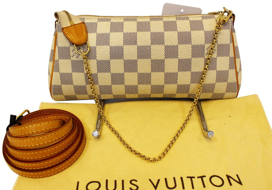 LOUIS VUITTON Damier Azur Eva Clutch 1299945