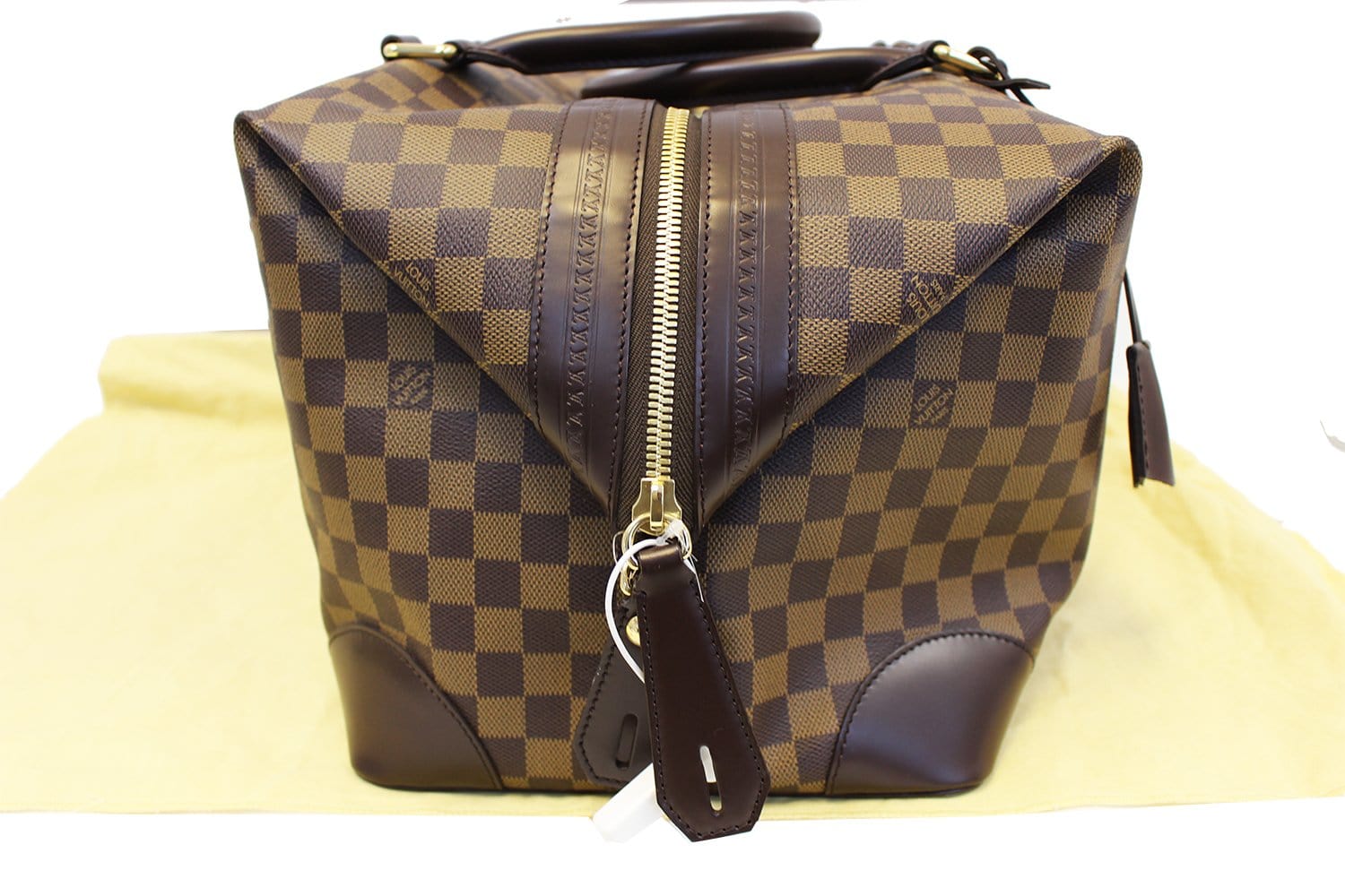 LOUIS VUITTON Damier Ebene Vaslav Travel Bag