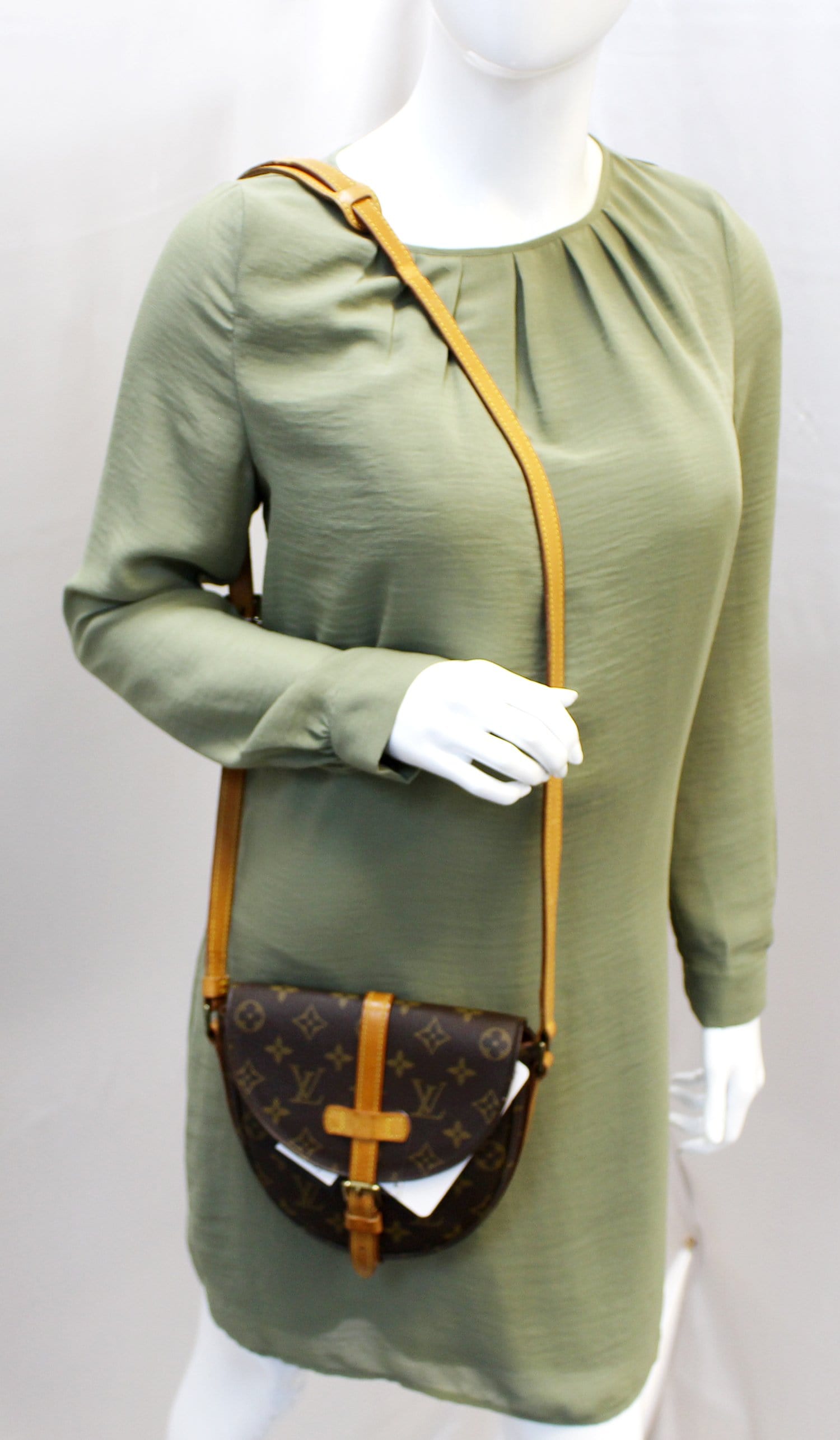 LOUIS VUITTON Monogram Canvas Chantilly PM Crossbody Bag