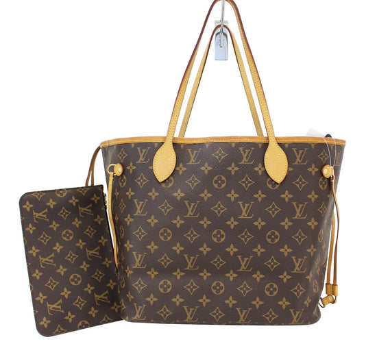 LOUIS VUITTON Monogram Neverfull MM Shoulder Bag Handbag Medium