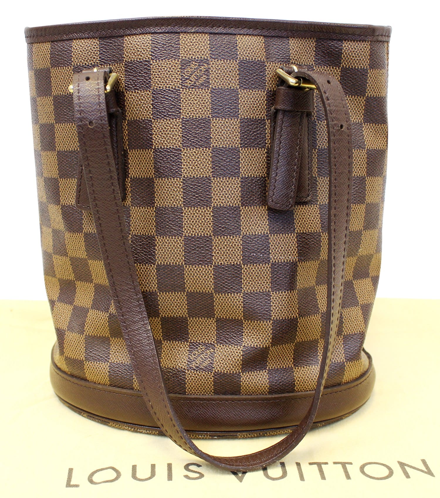 Louis Vuitton Damier Ebene Marais Bucket Bag at Jill's Consignment
