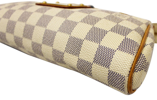 LOUIS VUITTON Damier Azur Eva Clutch 1258159