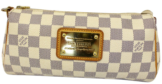 White Louis Vuitton Damier Azur Eva Crossbody Bag – Designer Revival