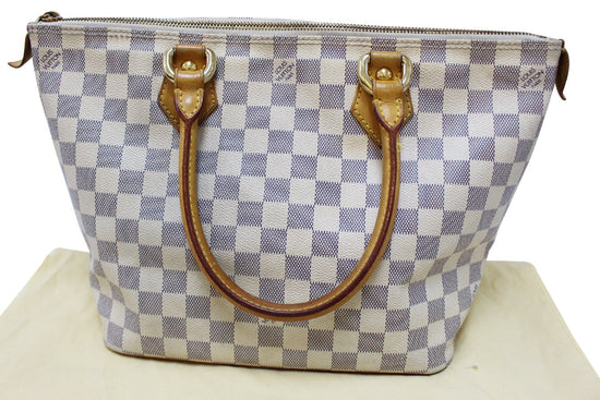 Louis Vuitton Damier Azur Saleya PM Zip Tote Bag 860L12