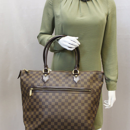 Louis Vuitton Damier Ebene Saleya GM Shoulder Bag