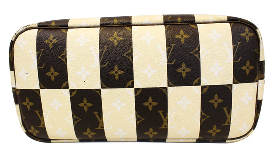 LOUIS VUITTON Limited Edition Monogram Rayures Neverfull MM Tote