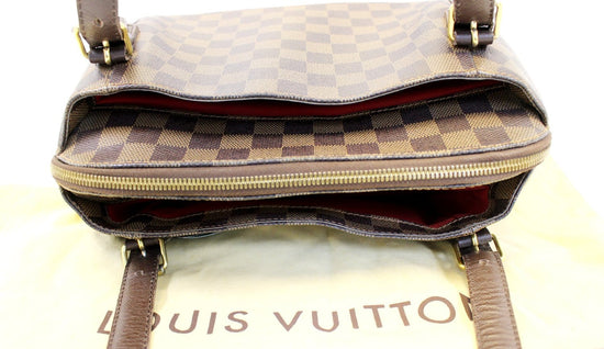 RvceShops Revival, Brown Louis Vuitton Damier Ebene Belem MM Shoulder Bag
