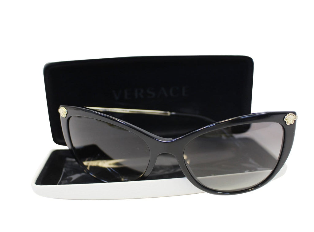 VERSACE Black/Gold Women's Sunglasses 4345