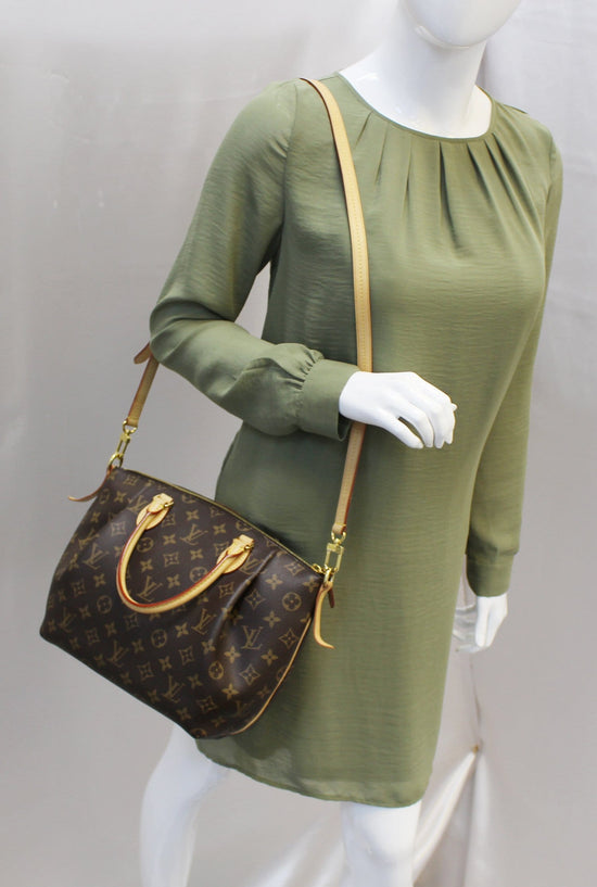 Louis Vuitton Brown/Tan Monogrammed Designer W/ DUST BAG Purse – Another  Season Consignments