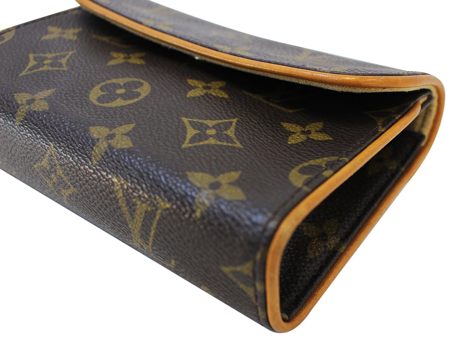 Authentic LOUIS VUITTON Monogram Pochette Florentine Waist Bag E3360