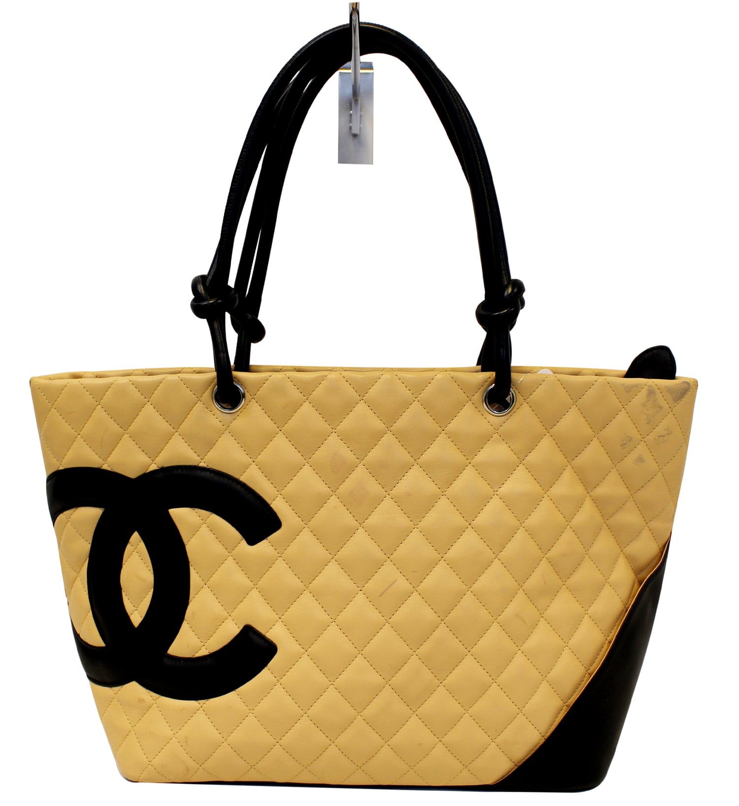 chanel cambon canvas tote bag