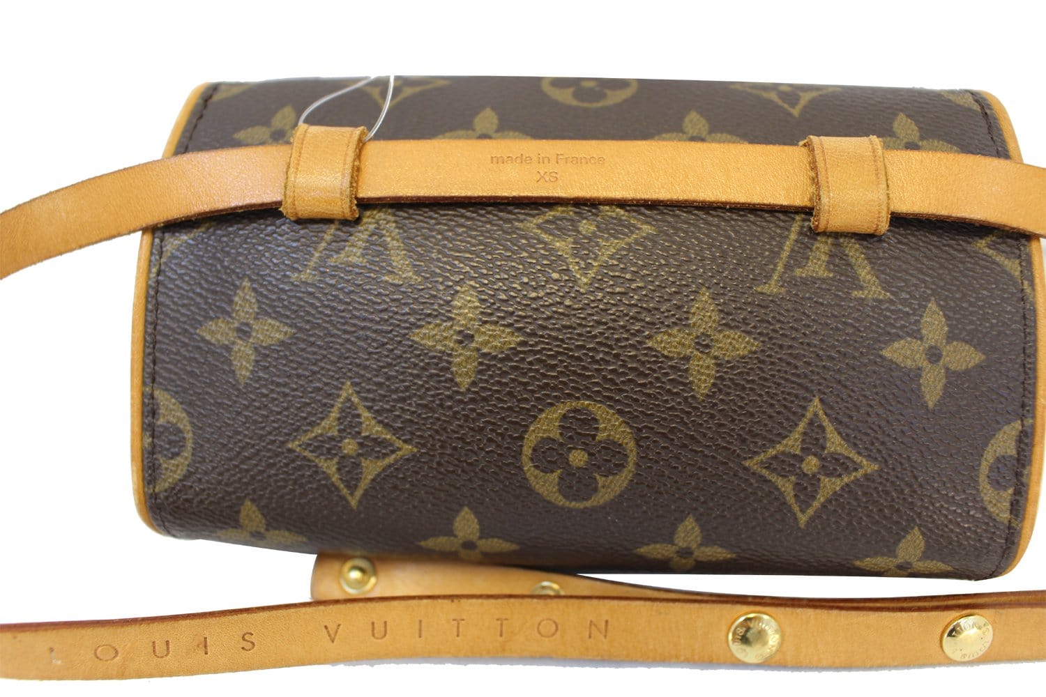 Authentic LOUIS VUITTON Monogram Canvas Florentine Pouch Bum Bag TT155