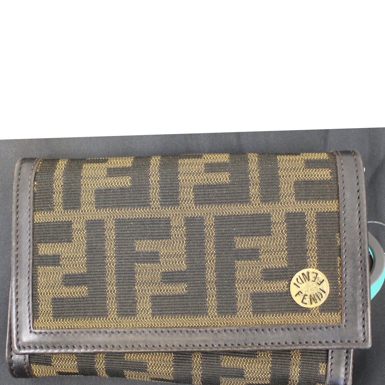 Fendi Zucca Wallet Black NEW