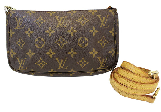 Louis Vuitton Monogram Pochette Accessoires Long Strap (SHG-L6L2rq) – LuxeDH