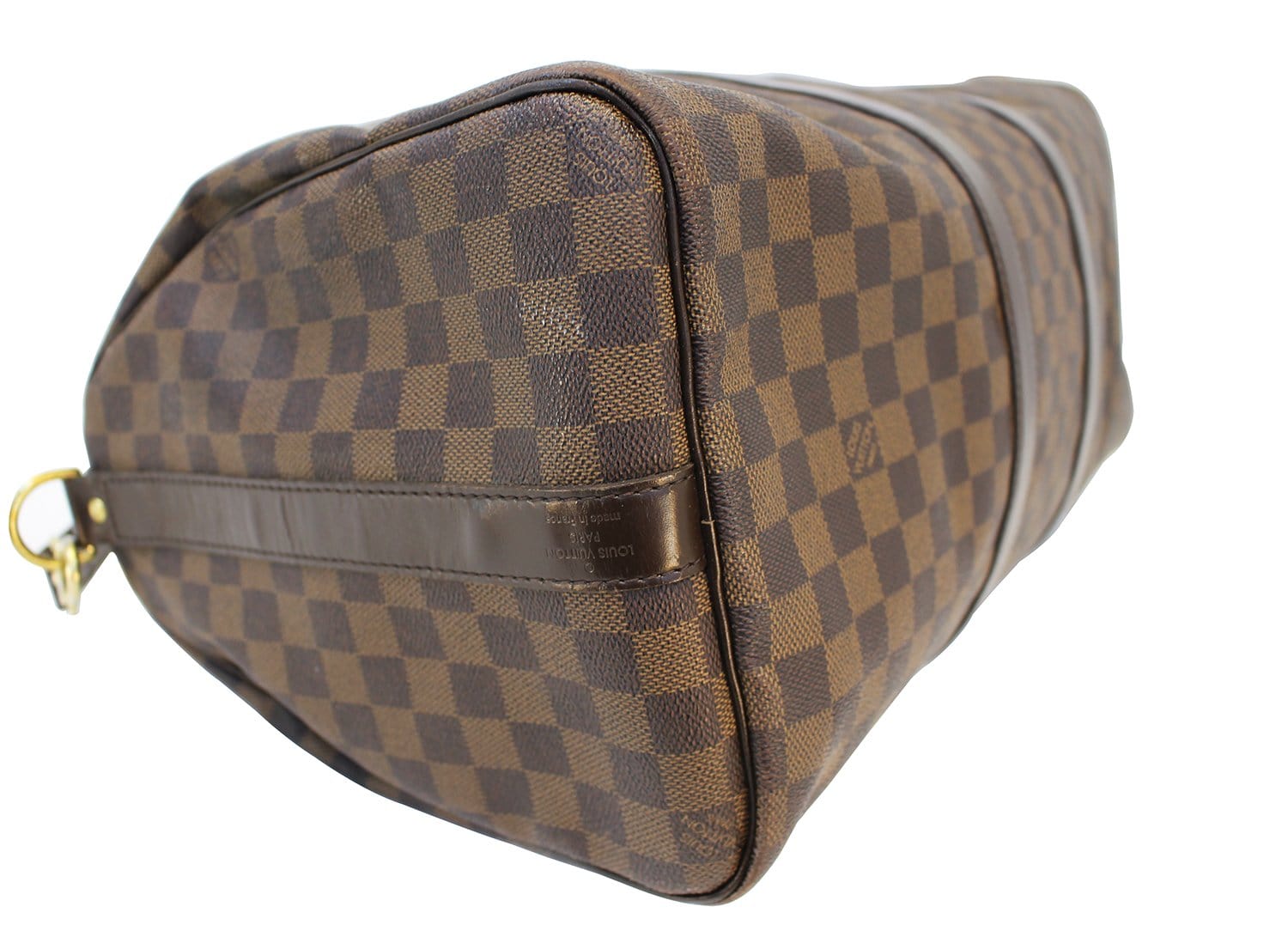 LOUIS VUITTON Damier Ebene Keepall 45 Bandouliere Travel Bag - 30% Off