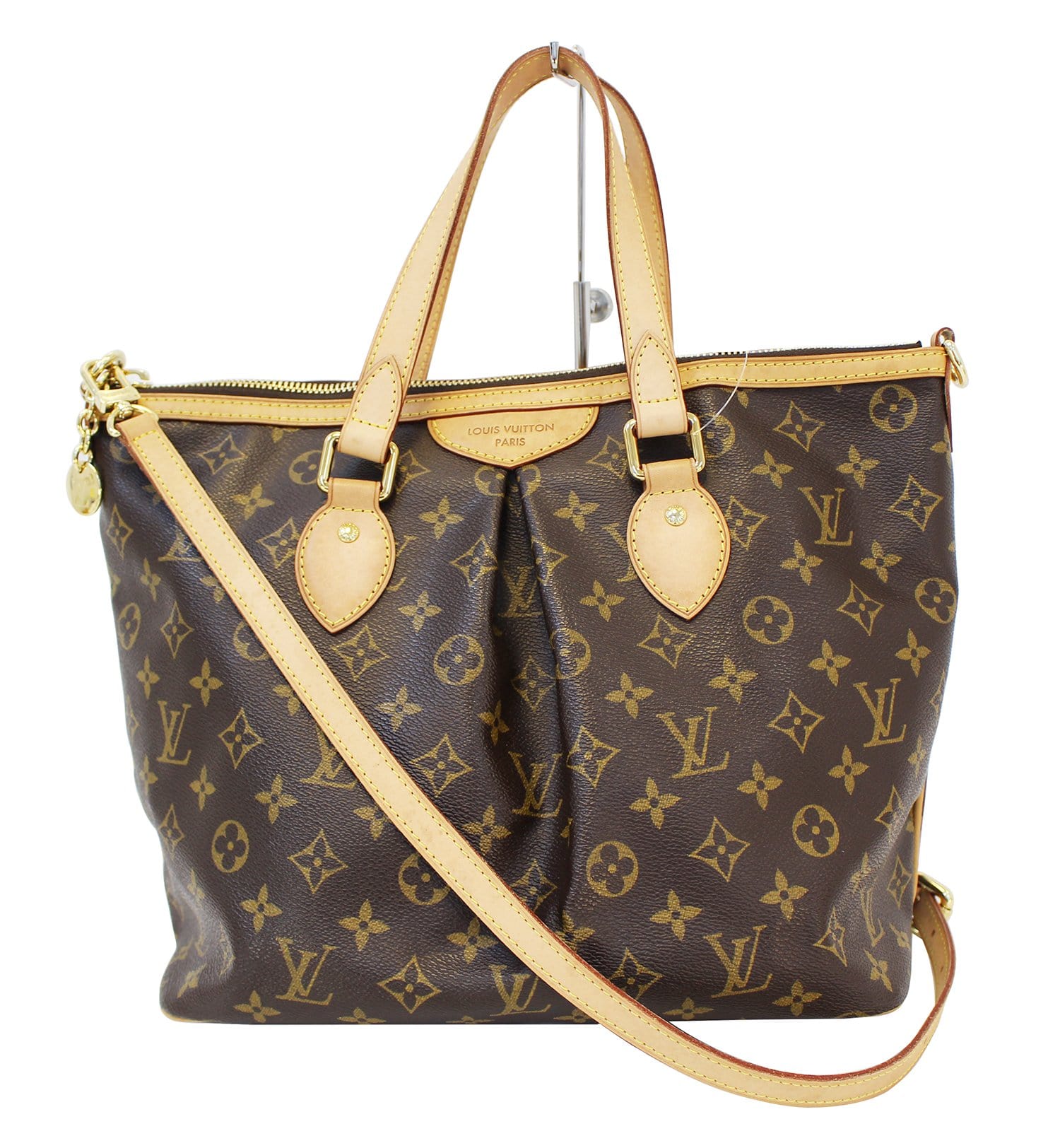 Louis Vuitton Bag Monogram Palermo PM Shoulder Tote Bag M40145 Authentic