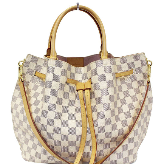 Louis Vuitton Girolata Damier Azur Canvas Shoulder Bag-TheShadesHut