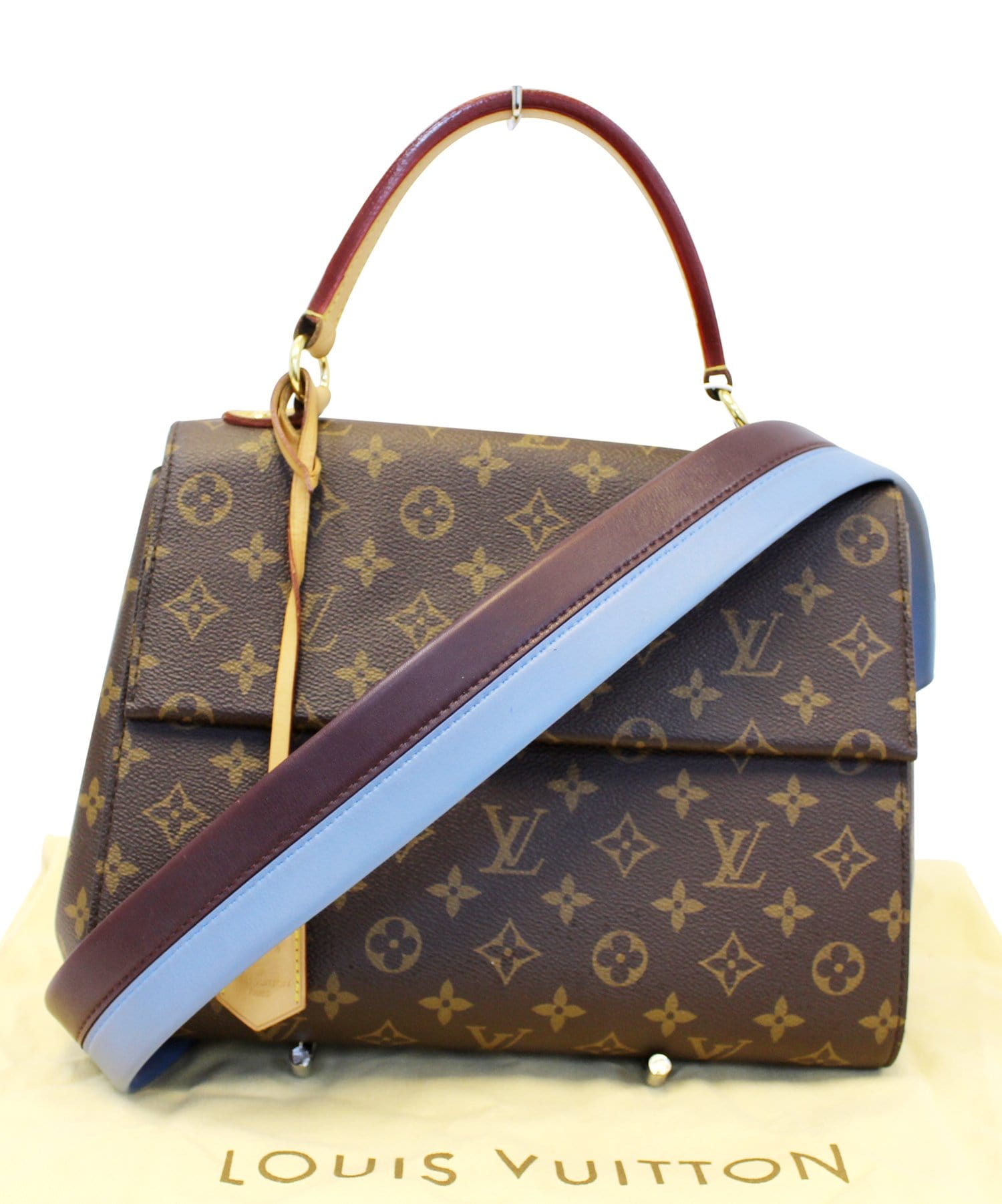 LOUIS VUITTON Monogram Canvas Cluny MM Shoulder Bag TT2066