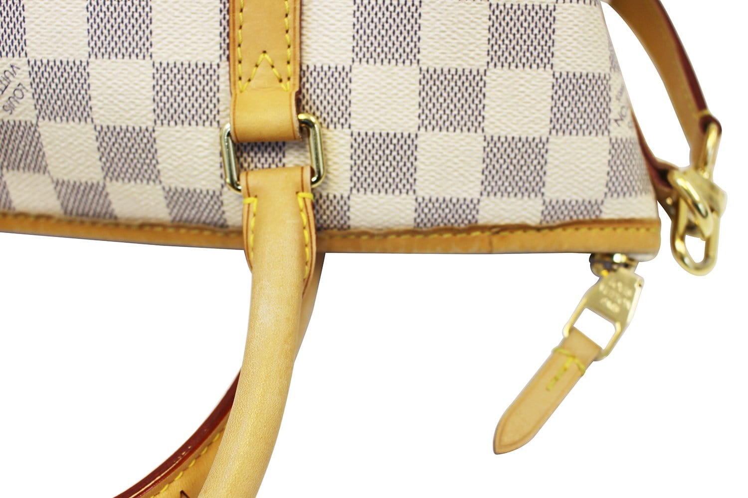 LOUIS VUITTON Damier Azur Riviera PM Shoulder Handbag - 30% Off