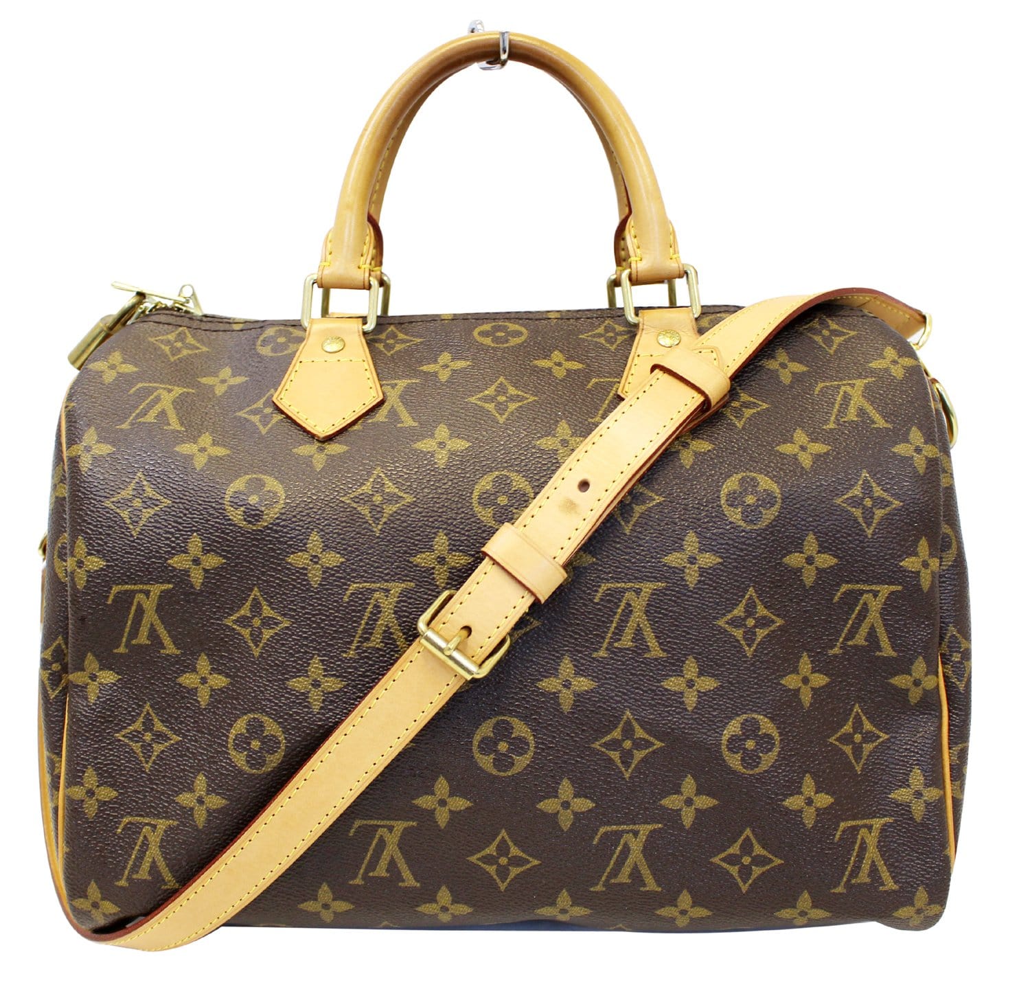 LOUIS VUITTON Monogram Canvas Bandouliere Speedy 30 Bag TT2064