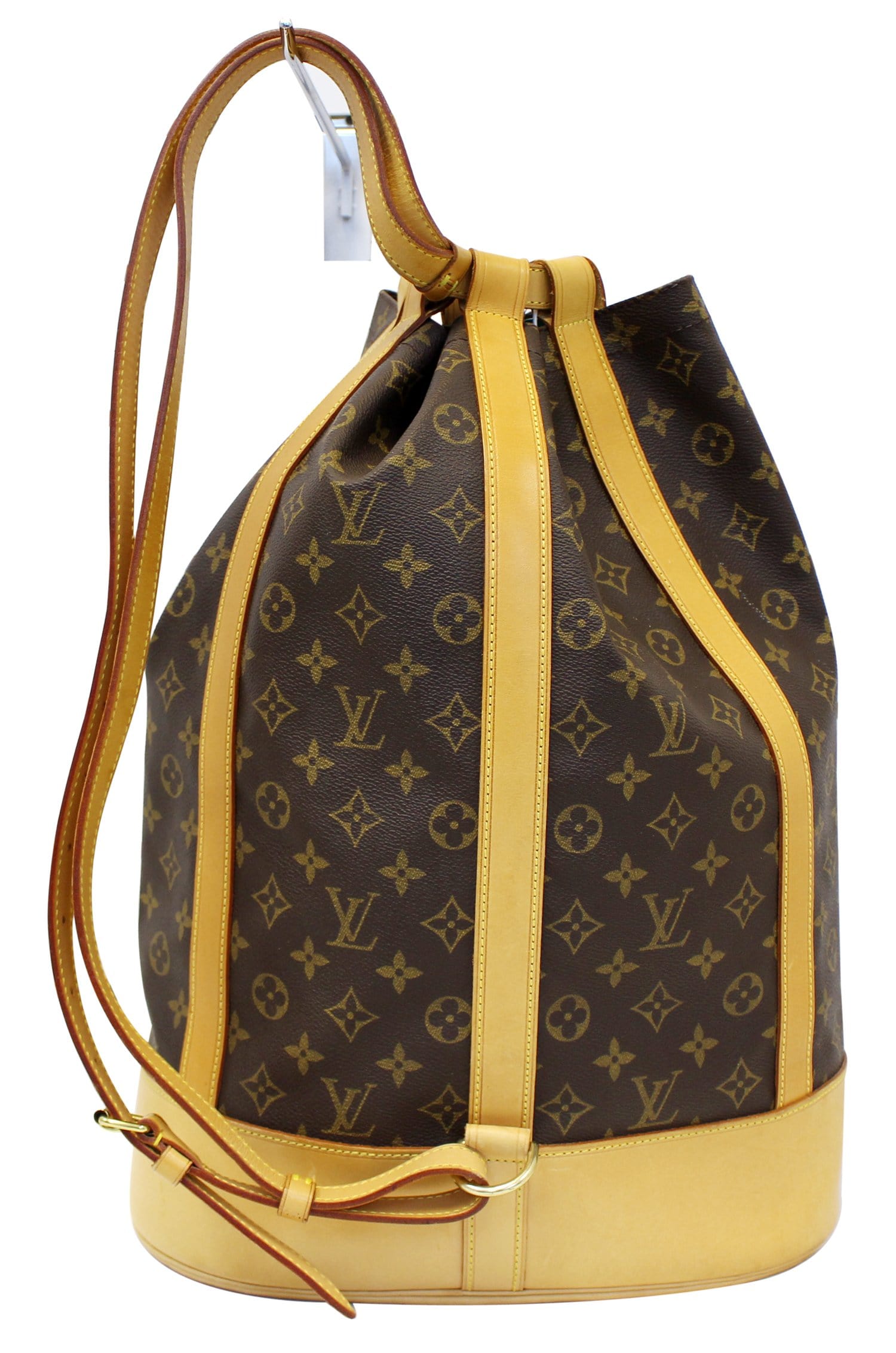 LOUIS VUITTON Monogram Canvas Randonnee GM Backpack Bag E3957