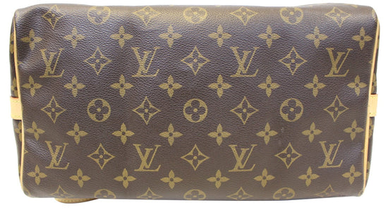 Auth Louis Vuitton Monogram Canvas SPEEDY BANDOULIÈRE 30