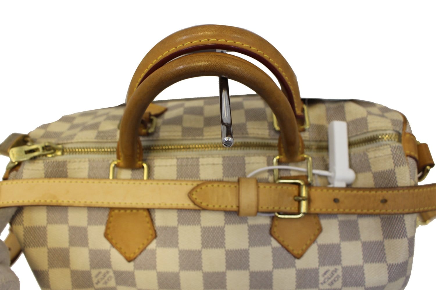 Louis Vuitton Speedy 30 Damier Azur Bandouliere Bag