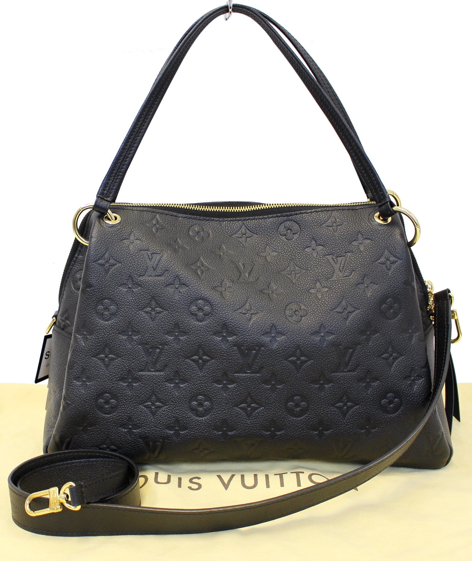 Louis Vuitton Ponthieu Pm Empreinte Leather Shoulder Bag Black 9104