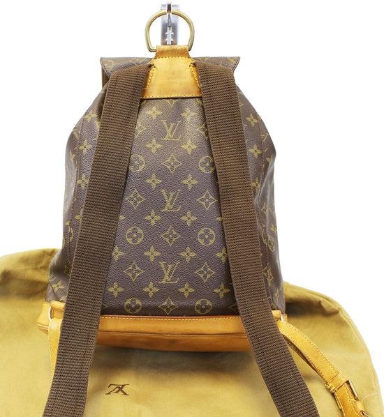 Louis Vuitton Montsouris GM Backpack Monogram Canvas Vintage 1996