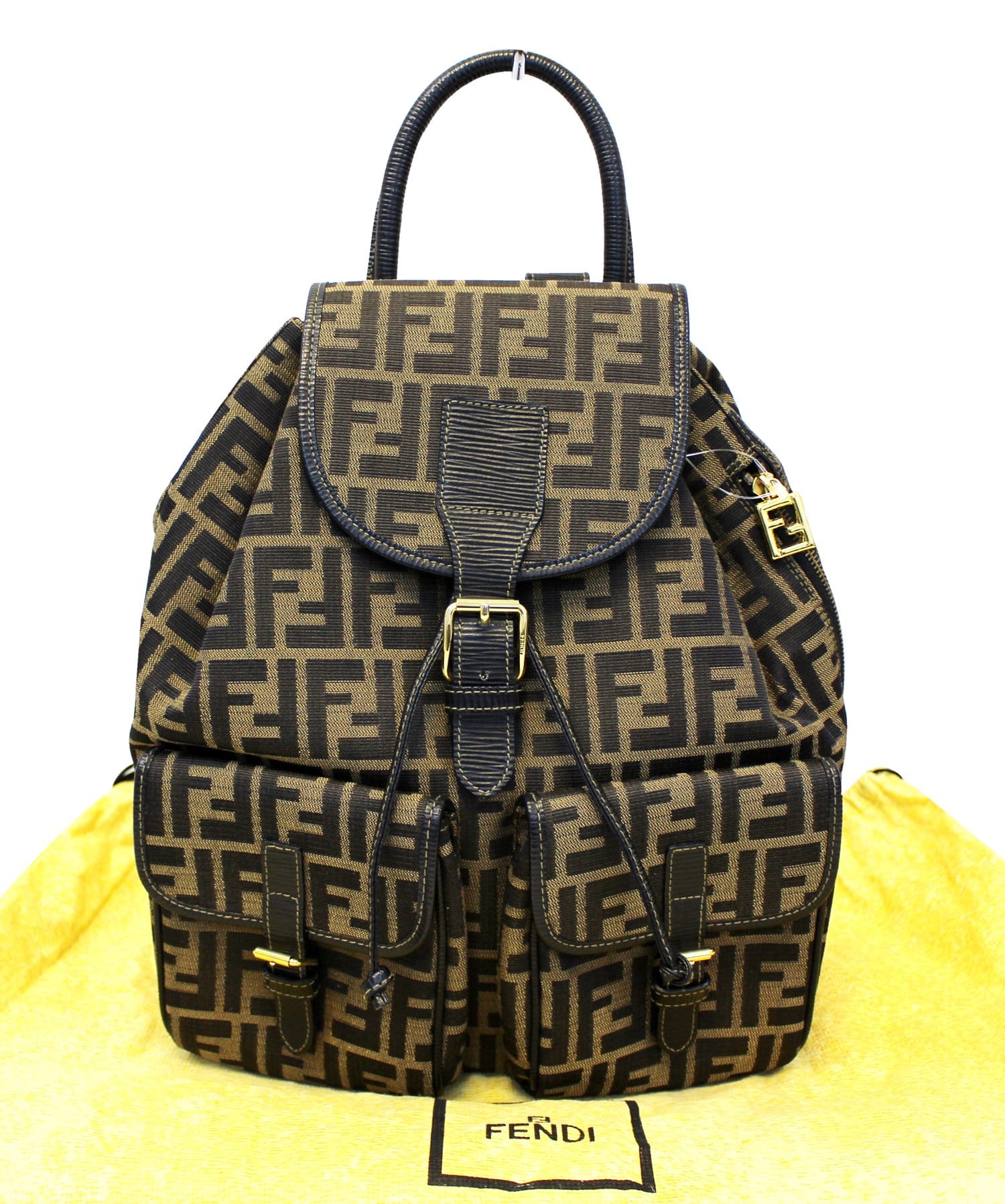 fendi canvas backpack