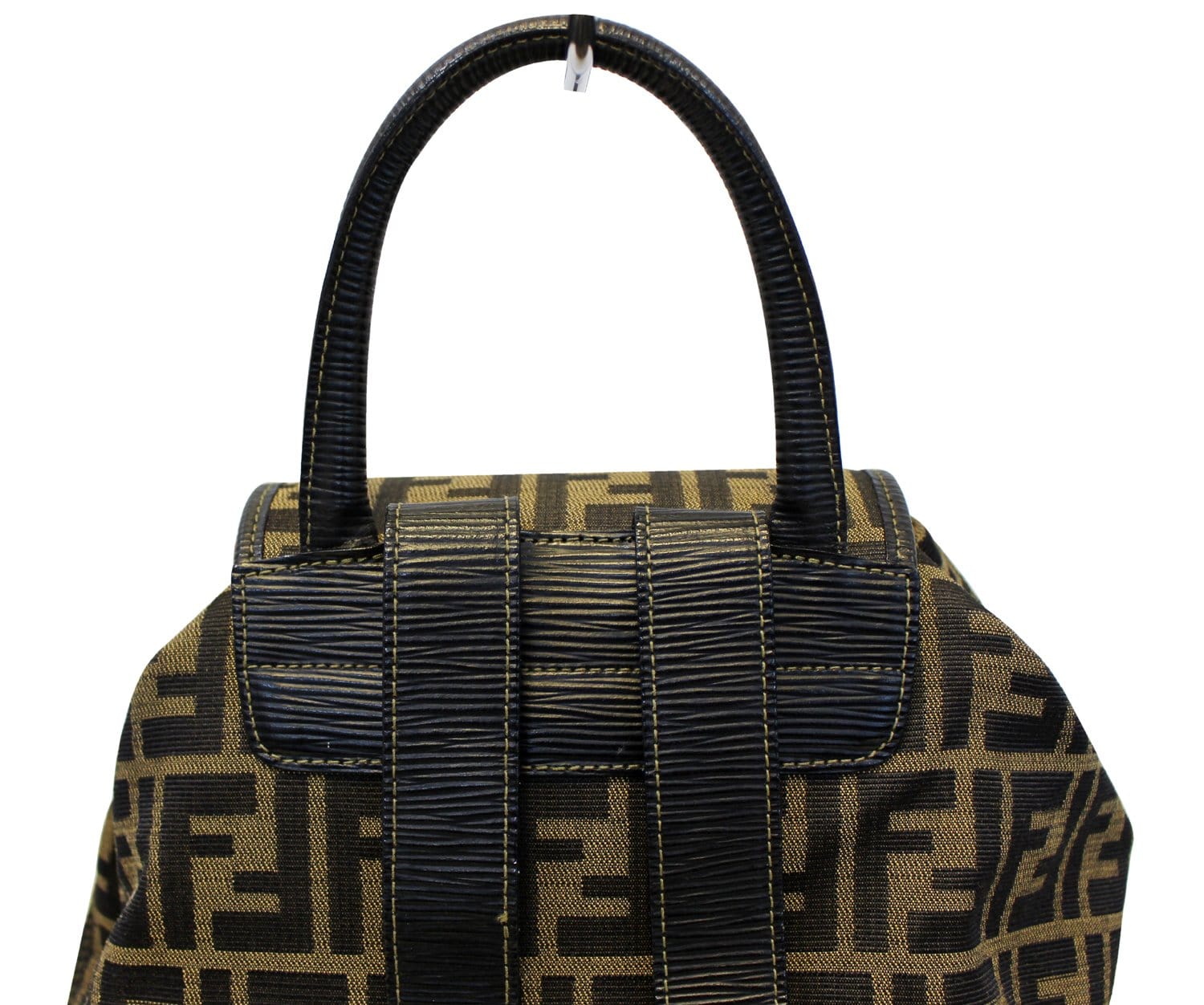 Authentic FENDI Zucca Monogram Canvas Backpack E3735 | Dallas Designer Handbags