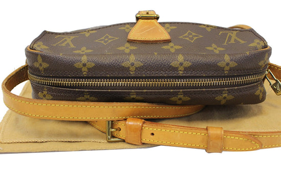 Jeune fille leather crossbody bag Louis Vuitton Brown in Leather