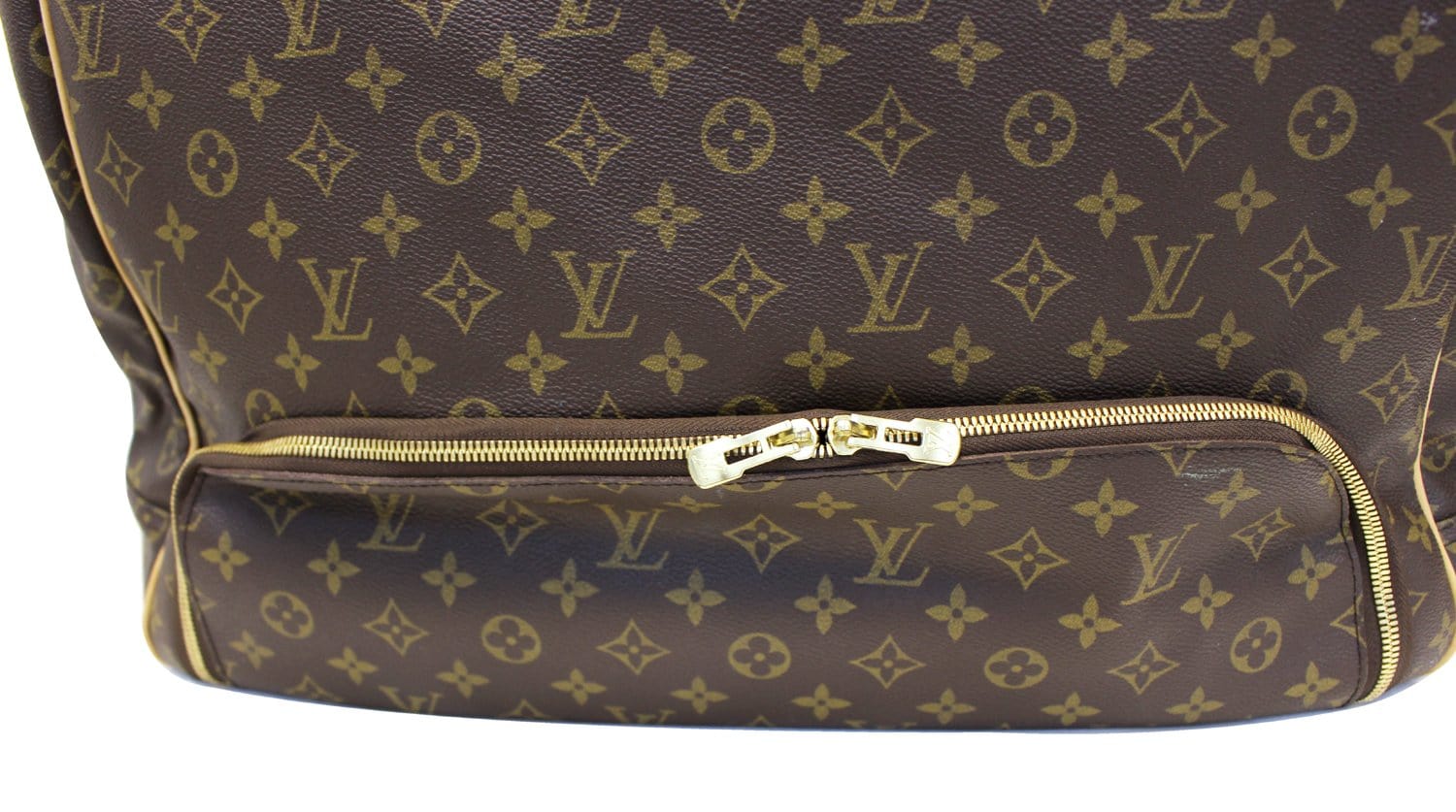 LOUIS VUITTON Monogram Evasion Brown Boston Travel Bag