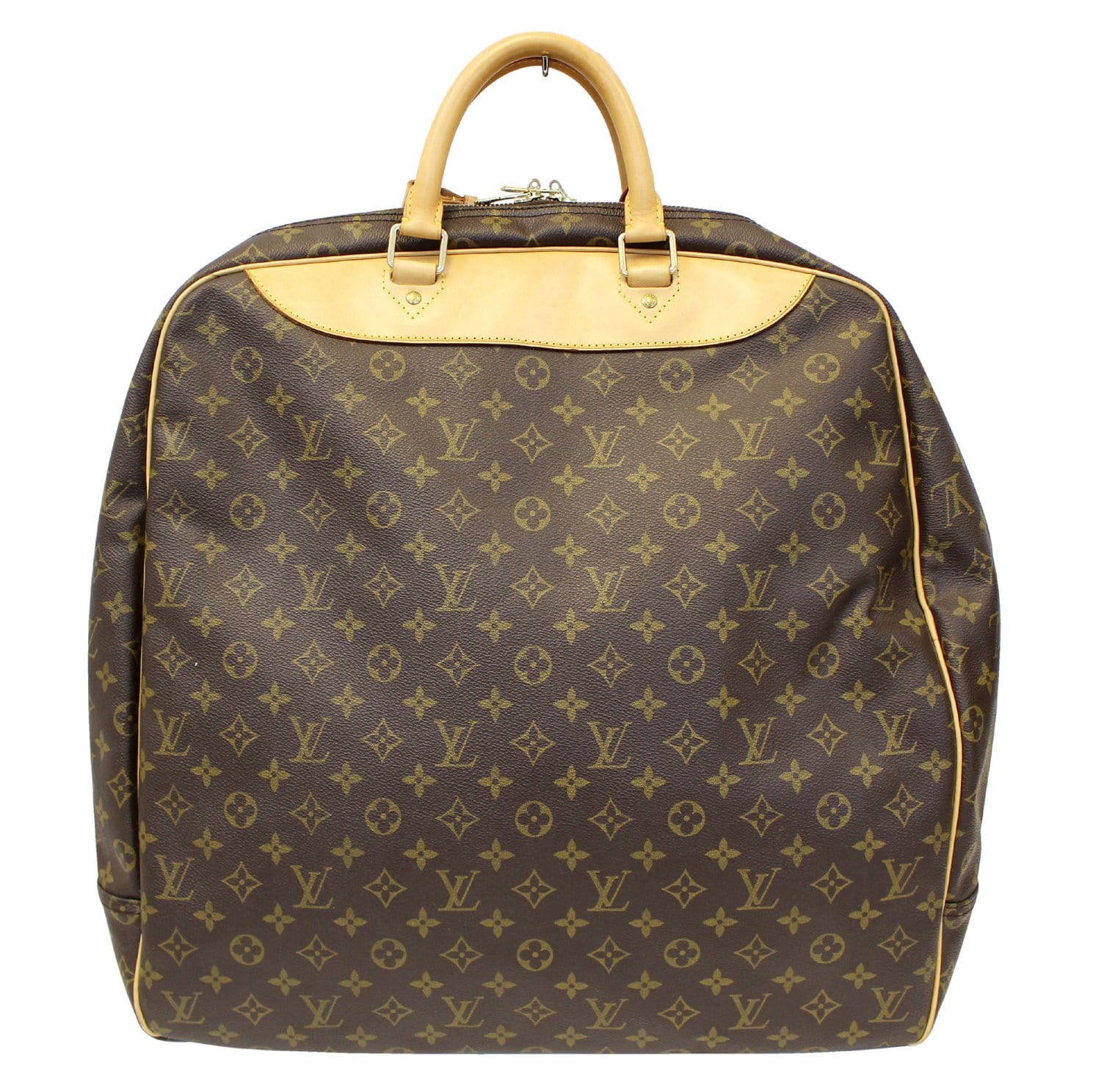 LOUIS VUITTON Monogram Evasion Brown Boston Travel Bag