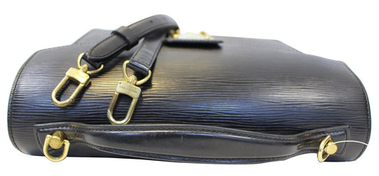 LOUIS VUITTON LV Logo Monceau Hand Bag Epi Leather Brown France M52123  30AC924